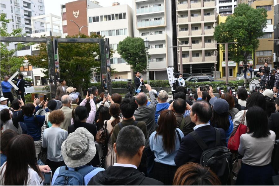 斎藤元彦前知事の第一声　画像