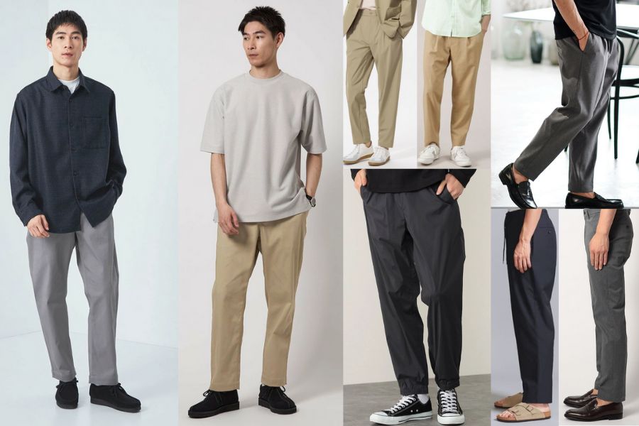 体型をカバーして好印象を与えるパンツ 画像