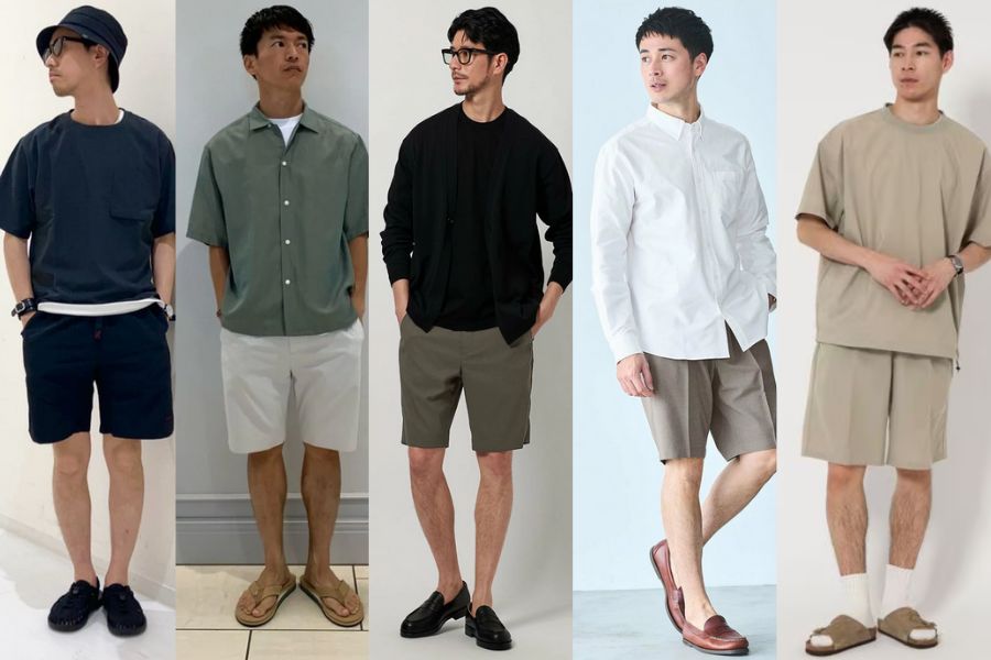 大人のショートパンツ着こなし術 画像